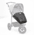 Fußdecke Mono für Kinderwagen Schwarz