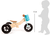 Rowerek biegowy Trike Maxi 2 w 1 Turkus