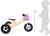 Loopfiets en Driewieler Maxi 2 in 1 roze