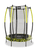 EXIT Tiggy junior Trampolino con rete di sicurezza ø140 cm, nero/verde