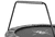 EXIT Trampolina Tiggy junior z uchwytem ø140 cm, czarny/szary