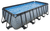EXIT Stone Pool 540x250x122cm mit Sandfilterpumpe, grau