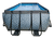 EXIT Stone Pool 540x250x122cm mit Sandfilterpumpe, grau