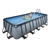 EXIT Stone Pool 540x250x122cm mit Sandfilterpumpe, grau
