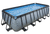 EXIT Stone Pool 540x250x122cm mit Sandfilterpumpe, grau