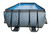 EXIT Stone Pool 540x250x122cm mit Sandfilterpumpe, grau