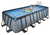 EXIT Stone Pool 540x250x122cm mit Sandfilterpumpe, grau