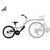 Remorque de vélo enfant Tandem Copilot White