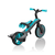 Driewieler EXPLORER TRIKE 4in1 teal turquoise blauw