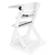 Krzesełko do karmienia Enock Wooden White