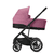 Talos S Lux kinderwagen Black Magnolia Roze