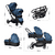 Syskonvagn Twiner Blue