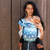 Porte-bébé pour nouveau-né Primeo Jacquard Singapur Blue