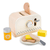 Grille-pain enfant accessoires crème bois