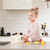 Grille-pain enfant accessoires crème bois