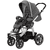 Kinderwagen Racer GTS grey hearts (400) Gestellfarbe silber