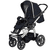 Kinderwagen Racer GTS marine stripes (410) Gestellfarbe silber