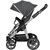 Kinderwagen Racer GTX grey hearts (400) Gestellfarbe silber