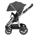 Kinderwagen Racer GTX grey hearts (400) Gestellfarbe silber