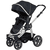 Pushchair Racer GTX käsijarruilla meriraidoilla (410) Rungon väri hopea