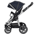 Kinderwagen Racer GTX mit Handbremse marine stripes (410) Gestellfarbe silber