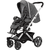 Kinderwagen Vip GTS grey hearts (400) Gestellfarbe silber