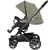 Barnevogn Vip GTS olivenstjerner (401) Ramme farge platina