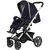 Kinderwagen Vip GTS marine stripes (410) Gestellfarbe silber