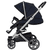 Kinderwagen Vip GTS marine stripes (410) Gestellfarbe silber
