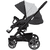 Kinderwagen Vip GTS new born teddy (411) Gestellfarbe schwarz