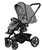 Kinderwagen Vip GTS salt'n pepper (418) Gestellfarbe schwarz