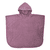 Poncho mauve 60 x 75 cm