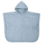 Poncho de bain enfant baleine bleu acier 60x75 cm