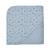 Cape de bain enfant baleine bleu acier 80 x 80 cm