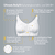 Sujetador de lactancia Ultimate BodyFit blanco