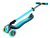Scooter ELITE Deluxe -valaistut pyörät, taivaansininen