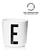 Melamine mok met Arne Jacobsen Vinatge ABC witte letter zwarte letter