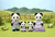 Figurine famille panda 5529