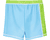 Bagno di protezione UV shorts Dino blu-verde