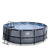 EXIT Frame Pool ø427x122cm (12v Sand filter) - Grå