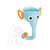 Schöpfspiel Elefant blau