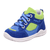 Jongens lage schoen Universe blauw/lichtgroen (breed)