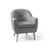 Fauteuil grijs