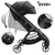 Duo kinderwagen City Tour 2 Double Pitch Black