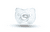 Schnuller Soft Silicone 0-6 UNO in hellblau