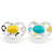 Medela Baby Schnuller Original ab dem 18. Monat DUO Signature 2 Stück in gelb und türkis