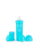 Babyflasche Anti-Kolik 330 ml in pastell blau