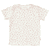 T-Shirt cream melange gemustert
