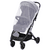Mosquitera para carrito de bebé y cuna de viaje blanco