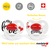 Schnuller Original ab dem 18. Monat DUO Signature 4 Stück in weiß, rot